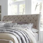 King Uph Sleigh Headboard