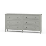 Nantes 6 Drawer Dresser Dressers Blue 24