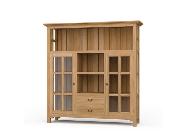 Aries Kitchen Cupboard 2 Drawer Dining Storage Bramble