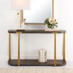 Palisade Console Table, Walnut Console Tables Brown 14