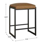 Atticus Counter Stool, Black - Image 9