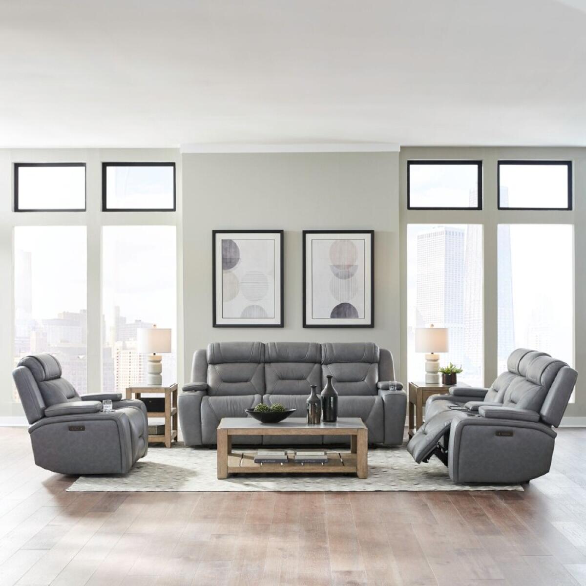 3b5f89a64477c4147c4008b5bae7ba69 Chapman Sofa w/ Loveseat & Recliner - Image 1