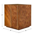 Seven Wonders Side Table Chairside Tables Brown 33