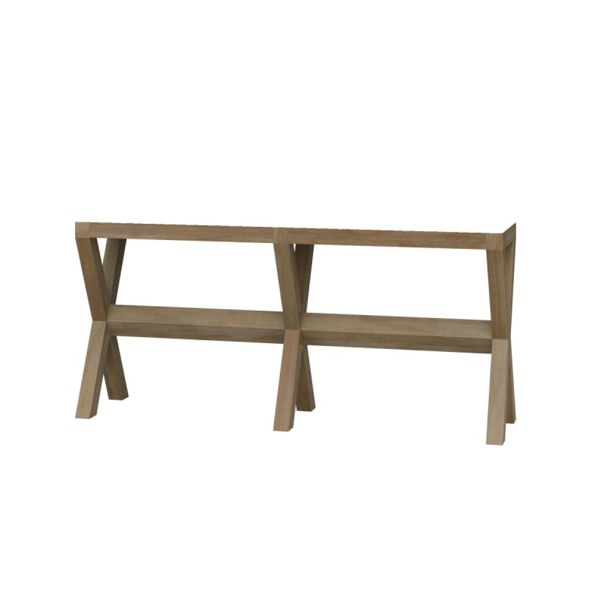 3b77459a7b1615983d38a4b9fb750ead Renoir Console W/ Raffia - Image 1