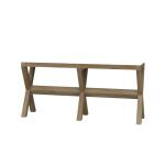 Renoir Console W/ Raffia