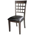 Bristol Point Wg Gridback Upholstered Side Chair - BTLWG273K - Image 4