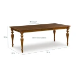 Amelia Maple Rectangle Dining Table with Leaf - Image 5