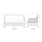 Rabana Rattan Loveseat - Image 8