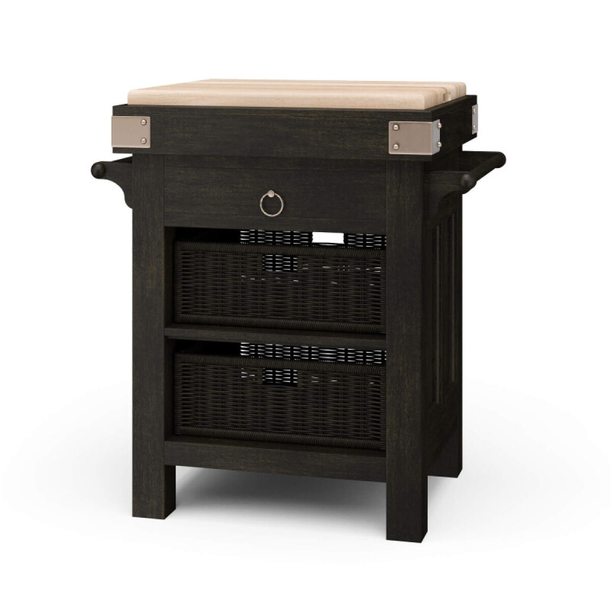 3bc4ac4ca7f3ba6eef14496bd6a32244 Sonoma Island W/ Rattan Baskets - Image 1