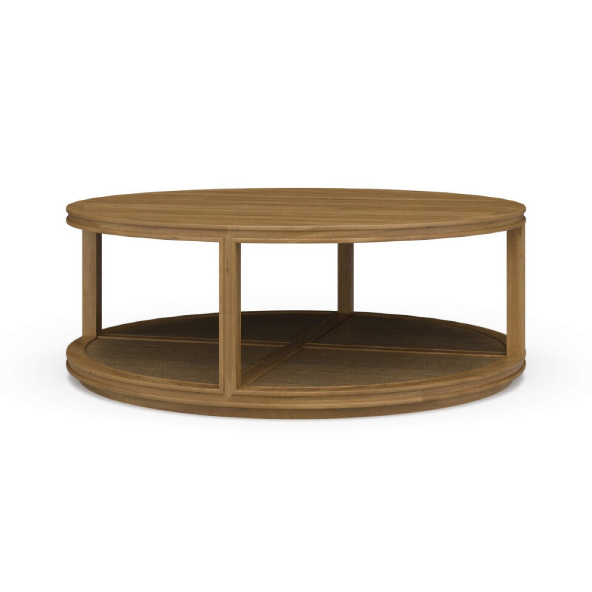 3bdade6b8389fb79acbc13cb3cafa9dc Cohan Round Coffee Table W/ Rattan - Image 1