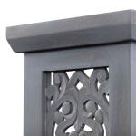 Trellis Lane Accent Bookcase- Grey Bookcases Bookcases 18