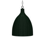 Hampton Rattan Pendant Small Lighting Blue 12