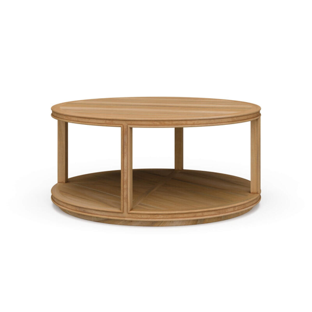3c46f3654c7031581f0878fd93551c7c Cohan Coffee Table Small W/ Wood Shelf - Image 1
