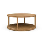 Cohan Coffee Table Small W/ Wood Shelf
