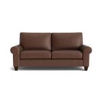 True Custom™ True Custom® Leather Large Roll Arm Studio Sofa