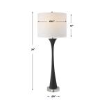 Fountain Buffet Lamp, Black - Image 10