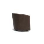 Maxwell Leather Barrel Back Swivel Glider Chairs Bassett Furniture 10