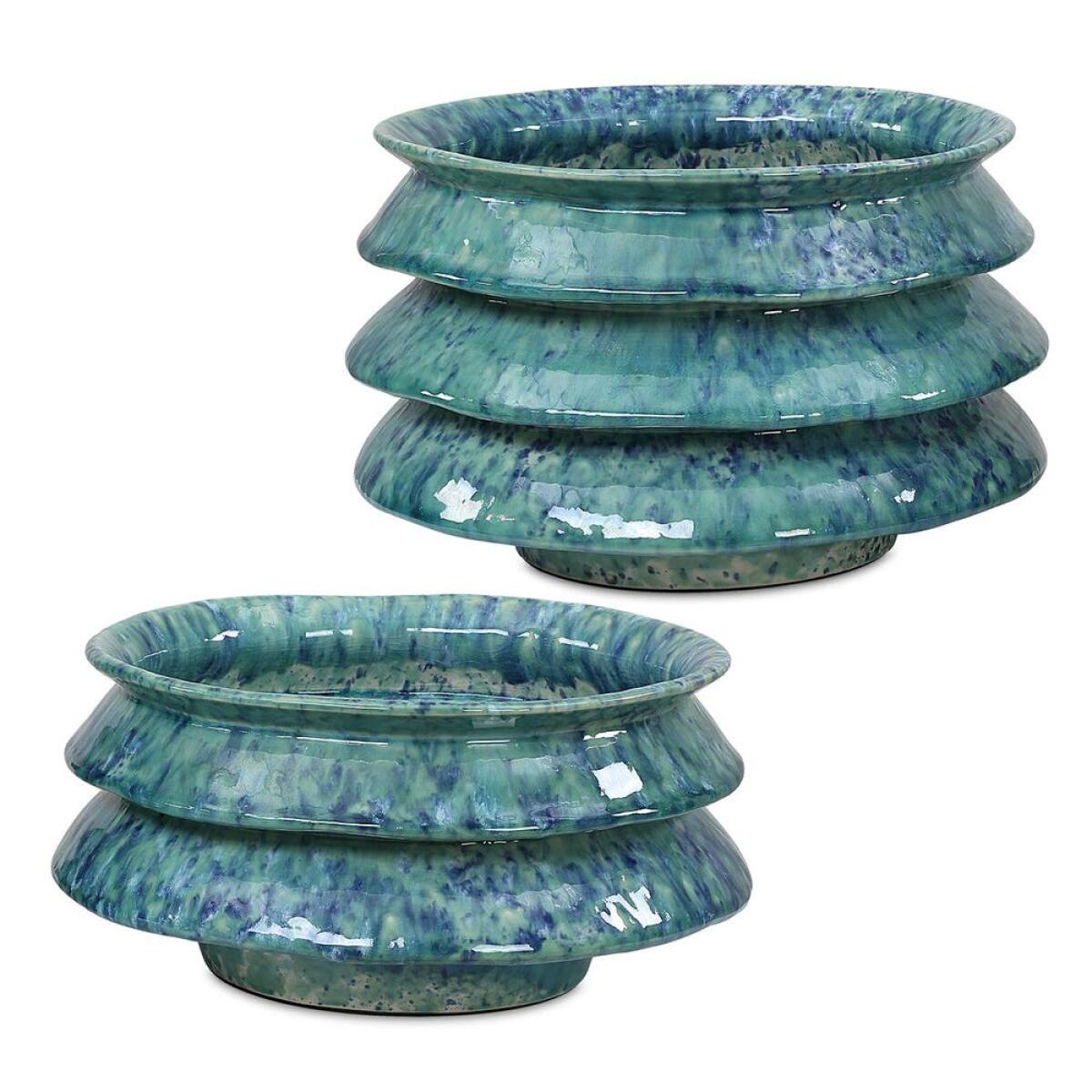 Zigzag Bowls, S/2 Accessories Accessories 2 Zigzag Bowls, S/2 Accessories Accessories 2