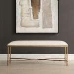 Avenham Bench, Gold - Image 4