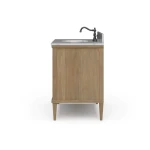 Eclipse Single Vanity W/ Sink & Marble Top - Image 5