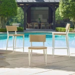 Calbas Outdoor Dining Chair, White - Image 4