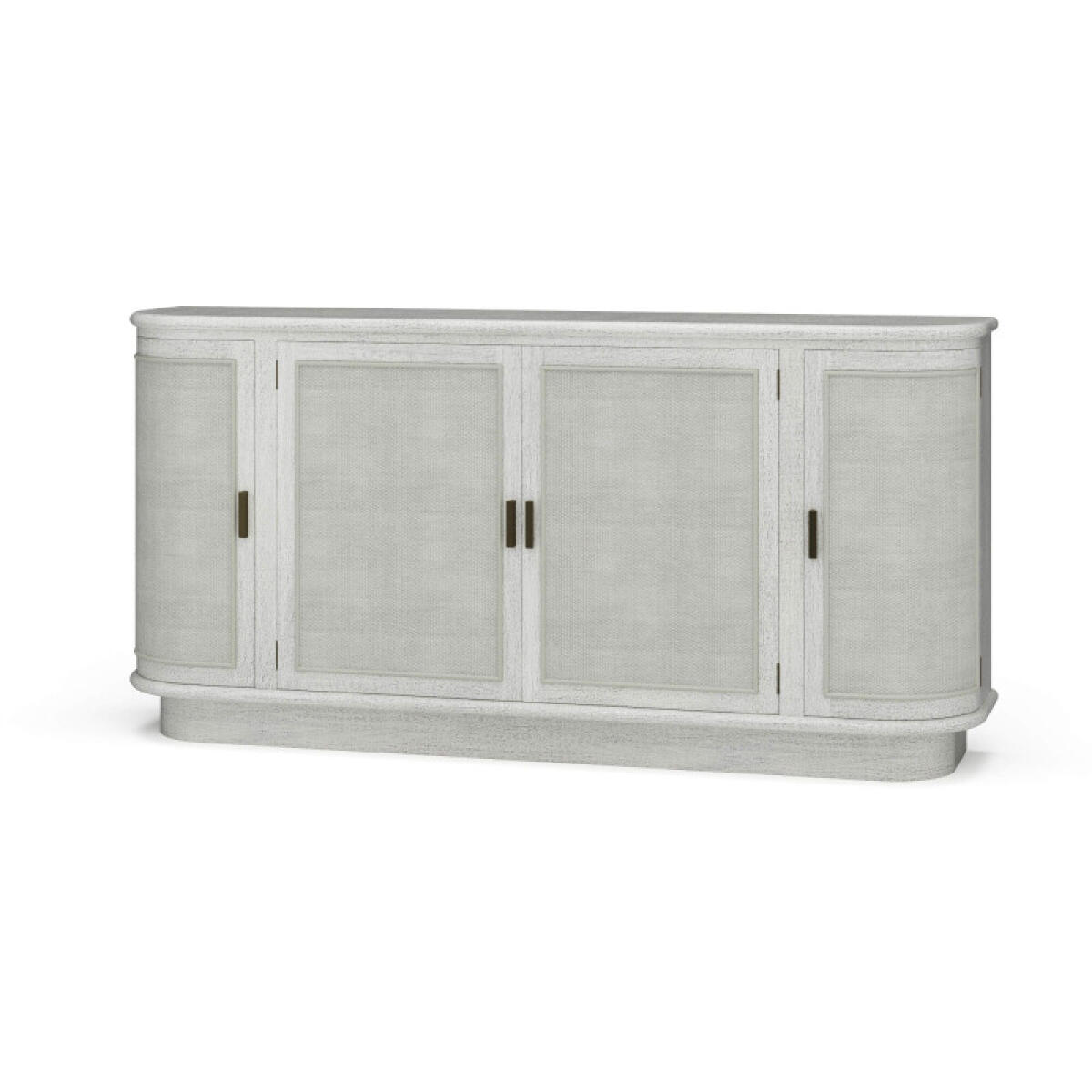 3cdbf7491178cef1b670ec3c7b286b47 Dakota Oval 4 Door Sideboard W/ Rattan Panels - Image 1