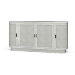 Dakota Oval 4 Door Sideboard W/ Rattan Panels