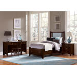 Bonanza TWIN UPHOLSTERED STORAGE BED 3/3 - BLUE - Image 4