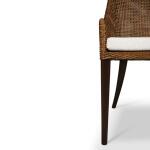 Savanah Rattan Loveseat W/ Cushion - Image 4