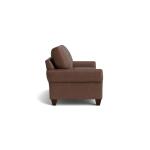 True Custom™ True Custom® Leather Large Panel Arm Studio Sofa - Image 4