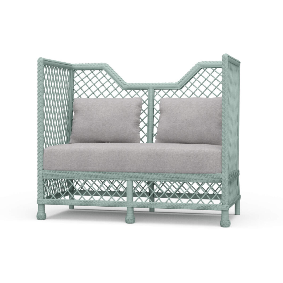 3d0dbfc1944b2c192c7e8c7523fae143 Rabana High Back Rattan Loveseat - Image 1