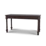 Console Desk W/ Barley Twist Leg - Image 4