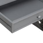 Trellis Lane Accent Writing Desk- Grey Desks Desks 24