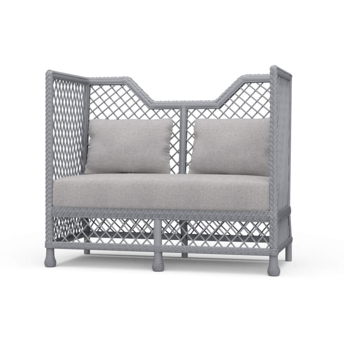 Rabana High Back Rattan Loveseat Loveseats Bramble 2 Rabana High Back Rattan Loveseat Loveseats Bramble 2