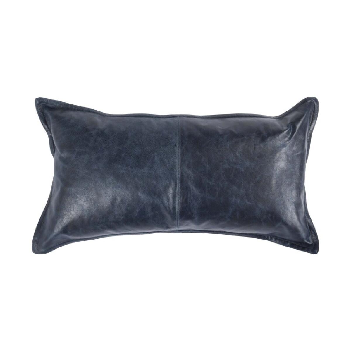 Dupont Leather Naval Night Blue Lumbar Pillow Cover Accent Pillows Accent Pillows 2 Dupont Leather Naval Night Blue Lumbar Pillow Cover Accent Pillows Accent Pillows 2