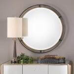 Carrizo Round Mirror Mirrors Bronze 11