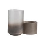 Ellery Large Metallic smoke hurricane Globes - Image 4