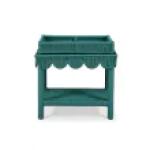Scallop Rattan Side Table W/ Tray Chairside Tables Bramble 21