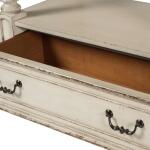 Magnolia Manor Gathering Table Dining Tables Antique White & Weathered Bark 22