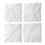 Snowdrift Wall Decor, S/4 Wall Decor Uttermost 14