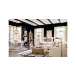 Rhonda Square Leather Ottoman - Image 5