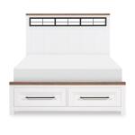 Complete Metalwork Panel Bed W. Storage Footboard, Full 4/6 Youth Beds Legacy Classic Furniture 11