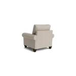 True Custom™ True Custom® Leather Large Roll Arm Accent Chair - Image 4
