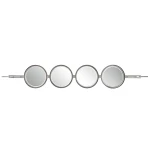 Button Mirror, Silver - Image 4