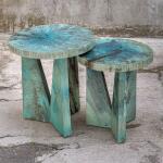 Nadette Nesting Tables, Blue, S/2 - Image 8
