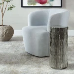 Echo Drink Table, Nickel - Image 4