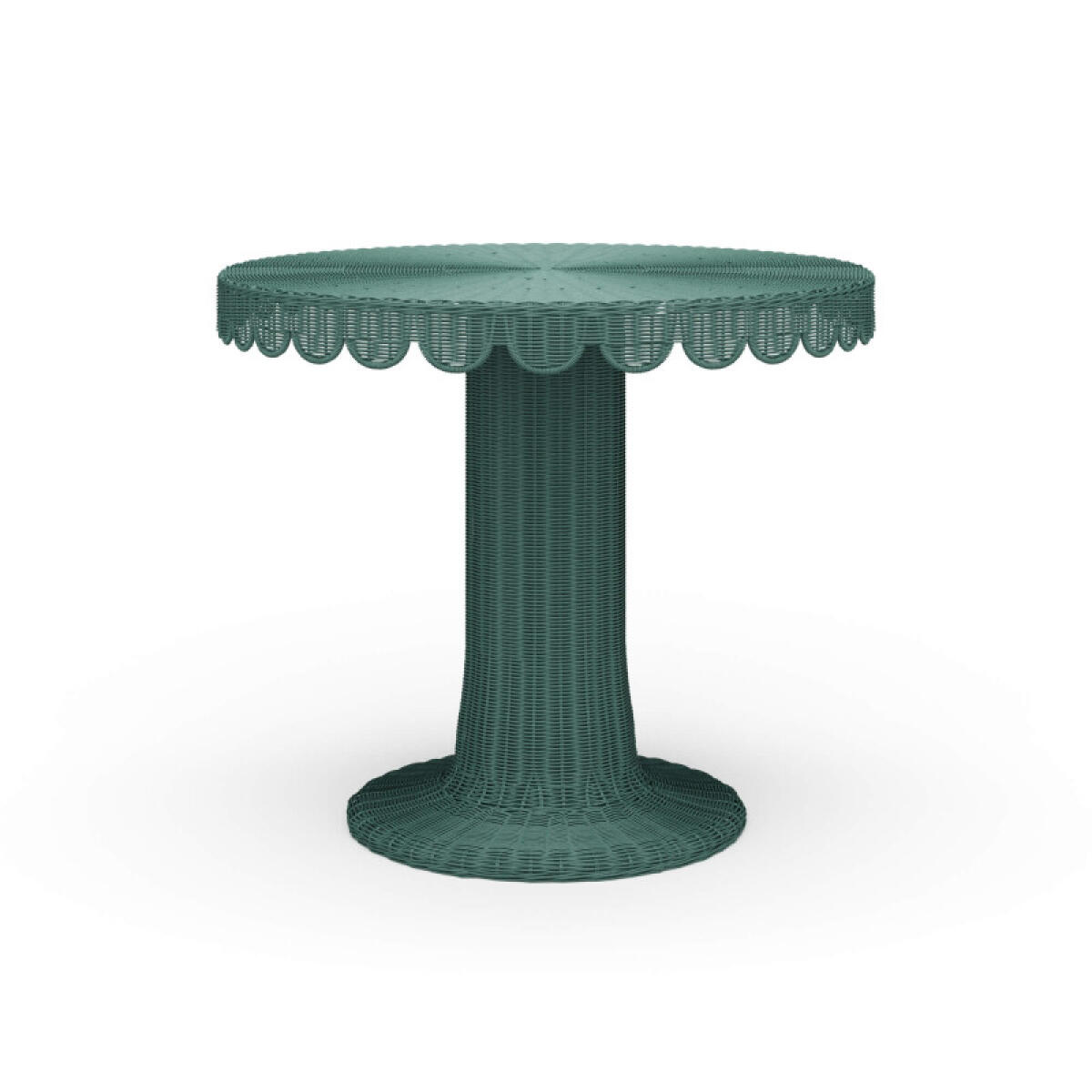 3eb9335727e0cb2051d8f0614b7d832f Scalloped Round Bistro Table - Image 1