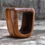 Loophole Accent Stool, Natural Wash - Image 5