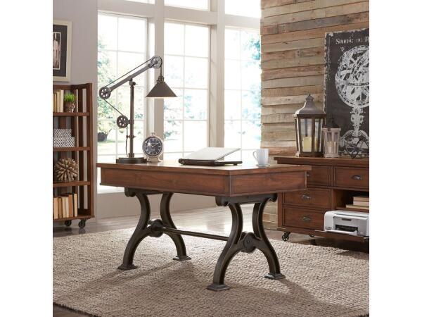 Arlington House 4 Piece Desk Set Desks Brown