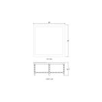 Cholet Square Coffee Table - Image 7